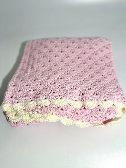 Kids and Babies' Crochet Blanket, kids room deco, kids gift, worsted wool and cotton blend